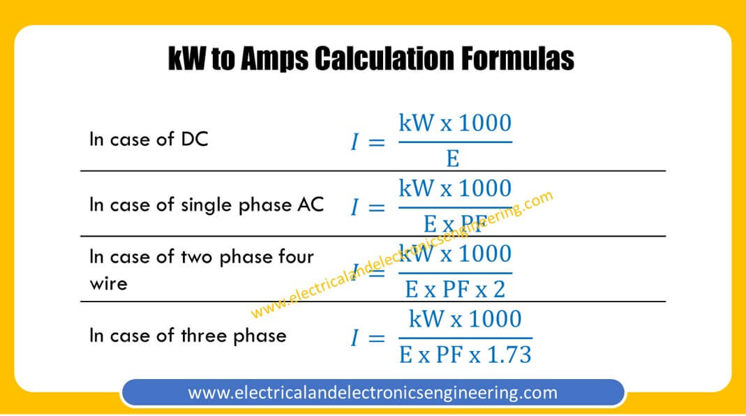 kW-to-amps-calculation-formula