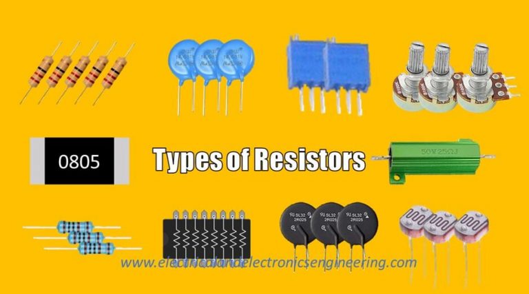 10 Types Of Resistors Used In Electrical Circuits Electrical And Electronics Engineering