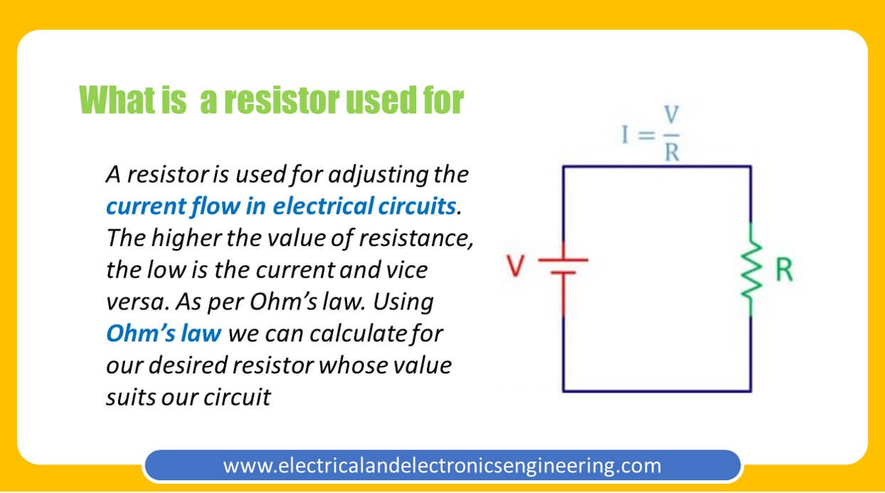 what-is-a-resistor-used-for