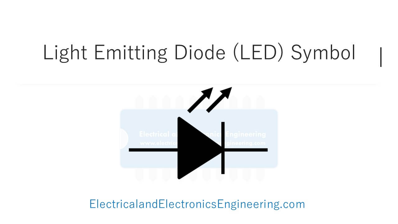 Light Emitting Diode Symbol - LED Symbol - Electrical and Electronics ...