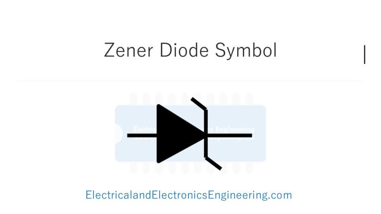 Zener Diode Symbol - Electrical And Electronics Engineering